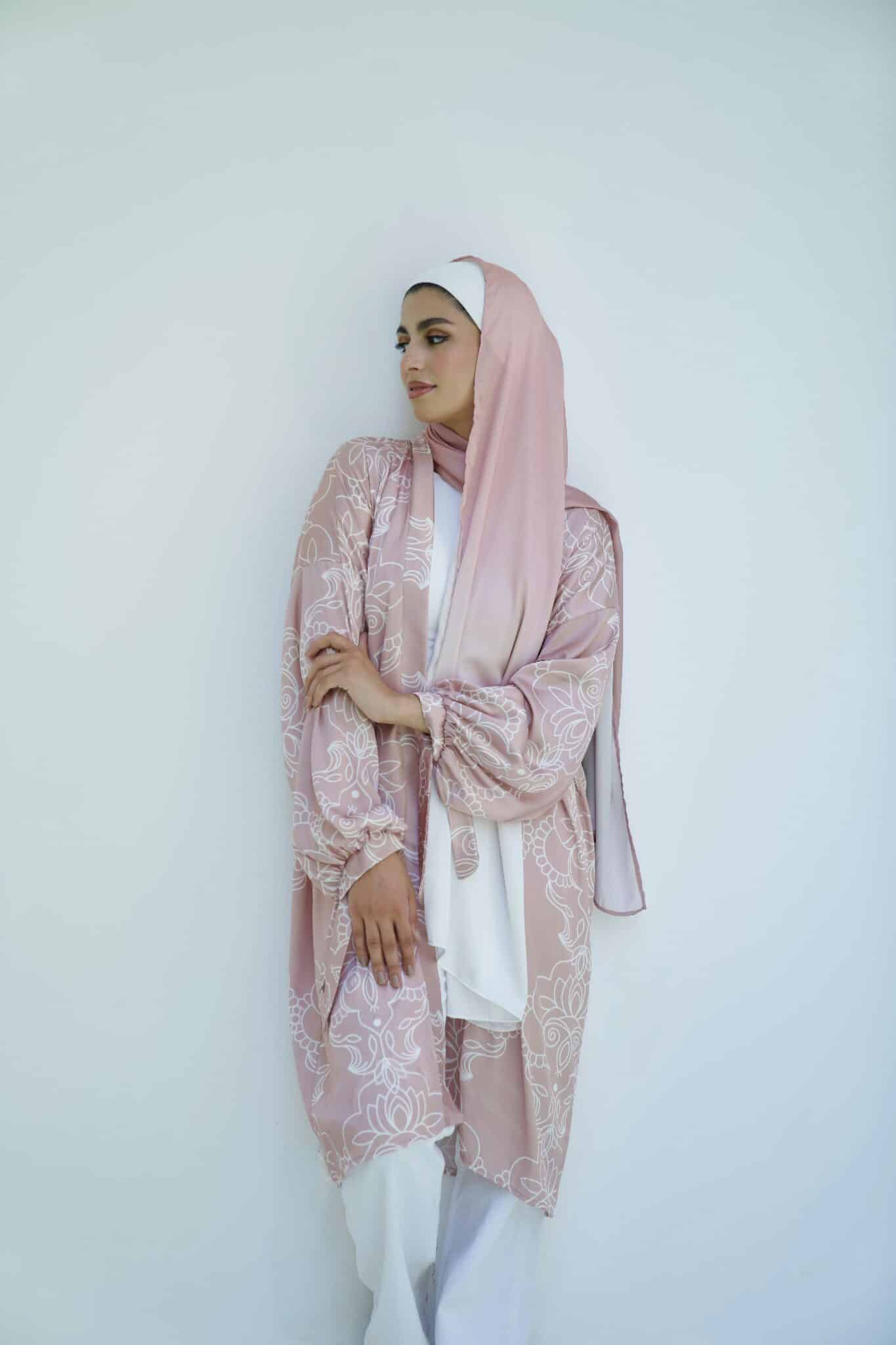 Flamingo satin kimono 2 DSC04546 scaled