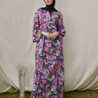 Midnight garden dress