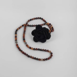 Rosary: 99 Agate Beads 8 AX