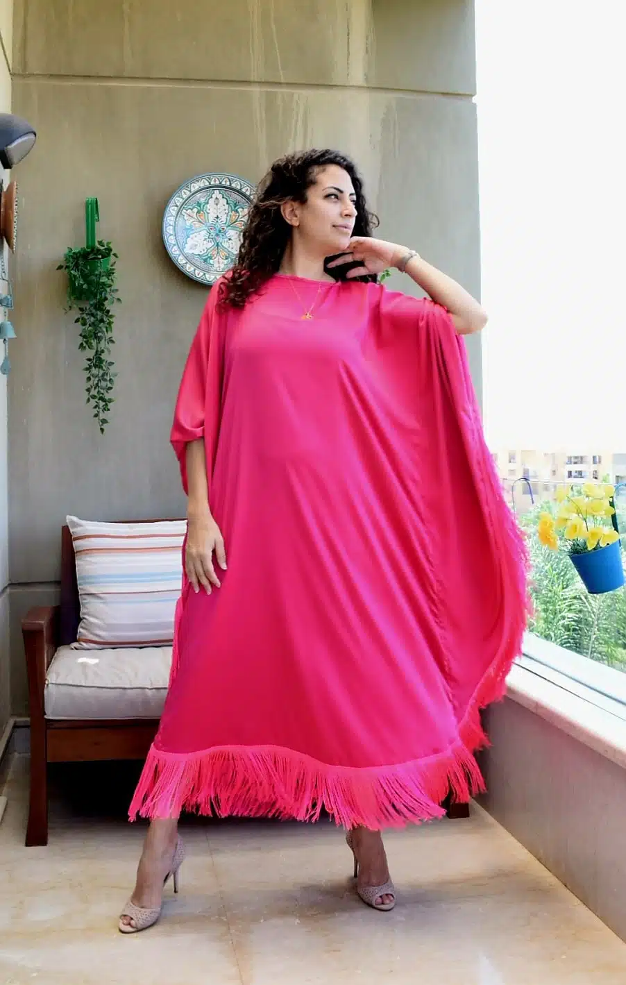 Hot Pink Abbaya 2 DSC 0307