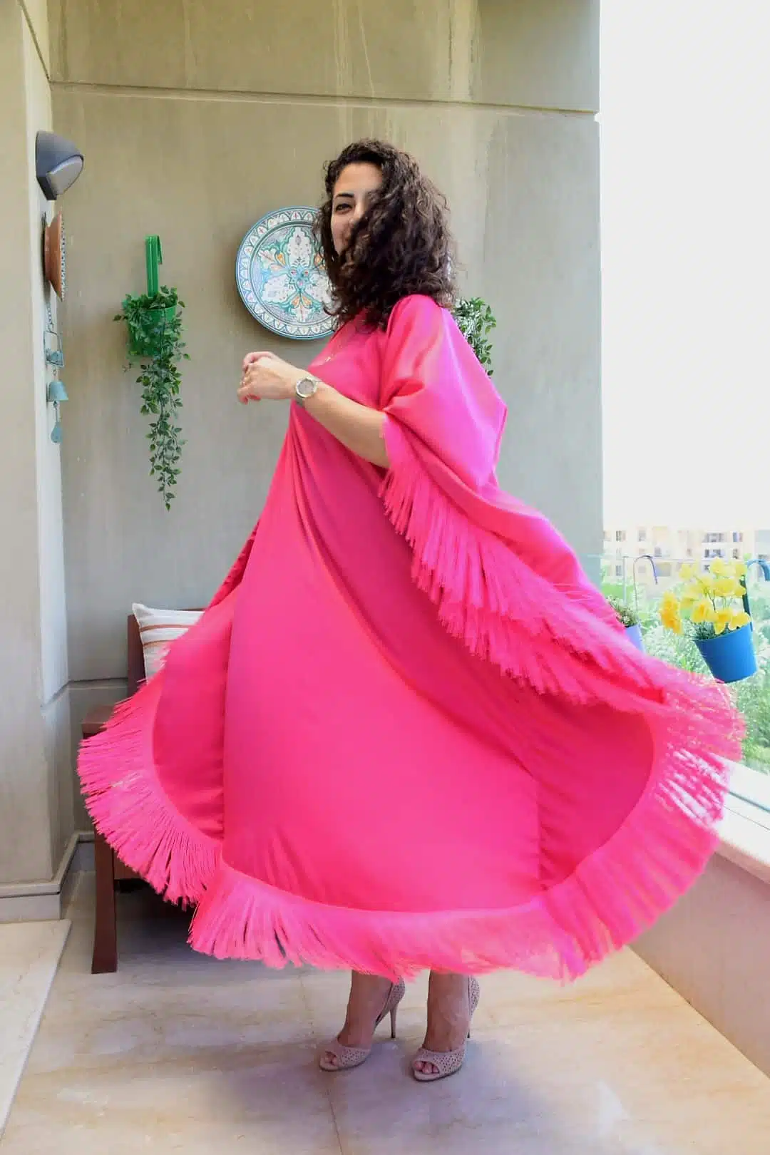 Hot Pink Abbaya 4 DSC 0312