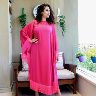 Hot Pink Abbaya