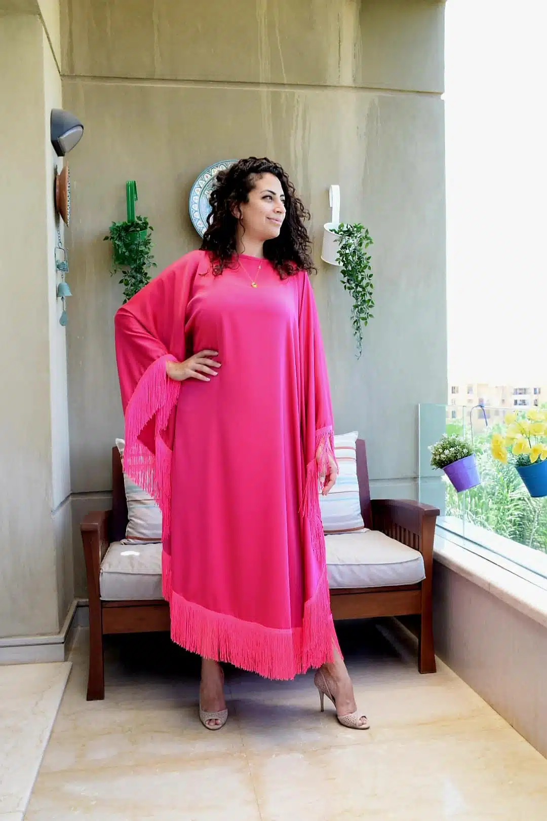 Hot Pink Abbaya 1 Hot Pink Abbaya