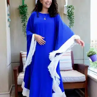 Royal blue Abbaya