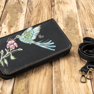 bird zipper Wallet