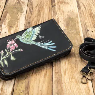 bird zipper Wallet