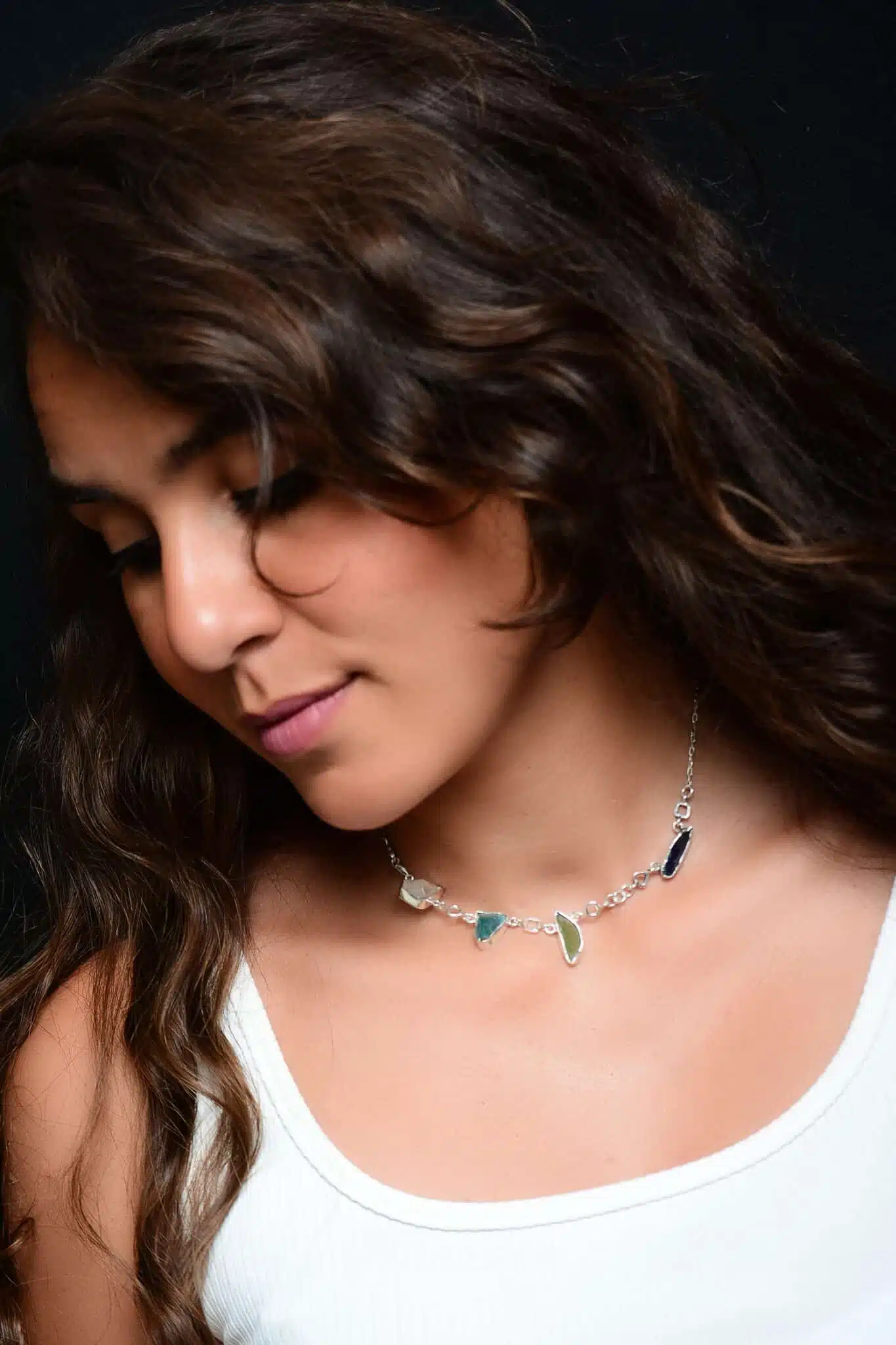 handmade Sterling Silver Desert Stone Pendant "(code 628) 3 DSC 2662 copy 2 scaled