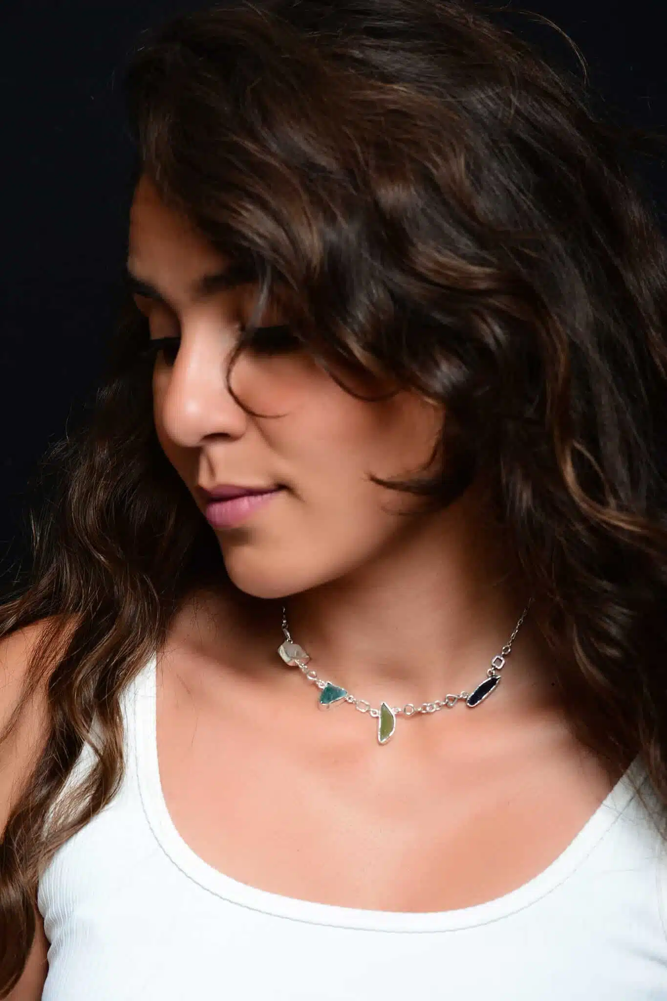 handmade Sterling Silver Desert Stone Pendant "(code 628) 2 DSC 2663 copy 2 scaled