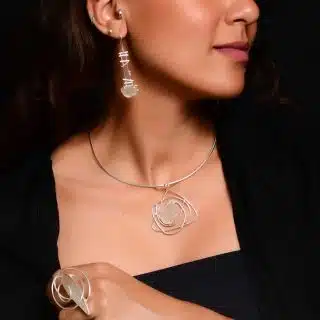 Handmade Sterling Silver Sea glass set