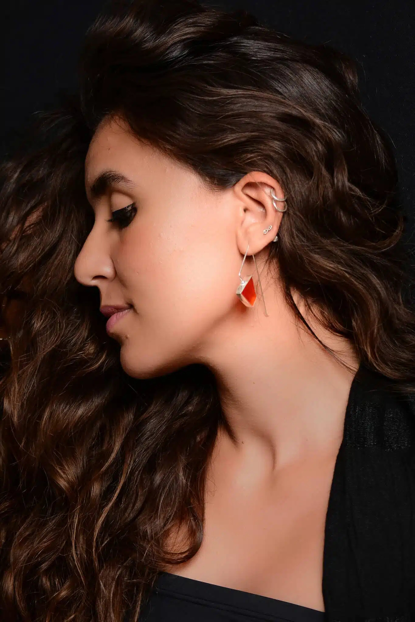 Handmade Sterling Silver- Sea glass earrings (code594) 4 DSC 2995 copy scaled