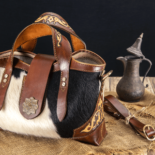 Women's hair handbag