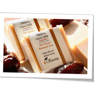 Dates and Camel milk facial soap bar