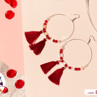 Handmade Crystal Charm Earrings