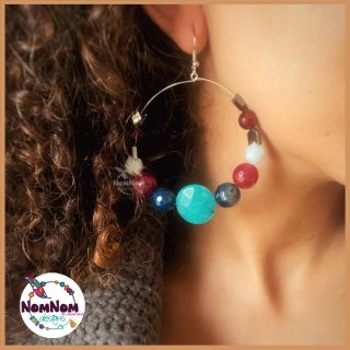 Stylish Handmade Agate Earrings