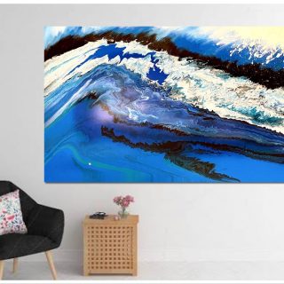 Water Acrylic pouring