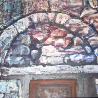 Siwa walls - 50/70cm- oil on canvas framed