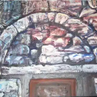 Siwa walls - 50/70cm- oil on canvas framed