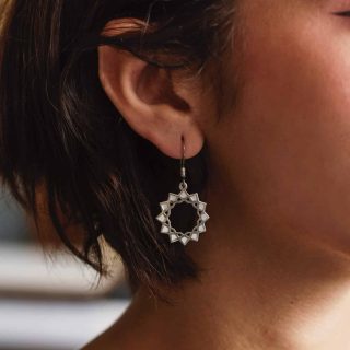 Oriental star earring