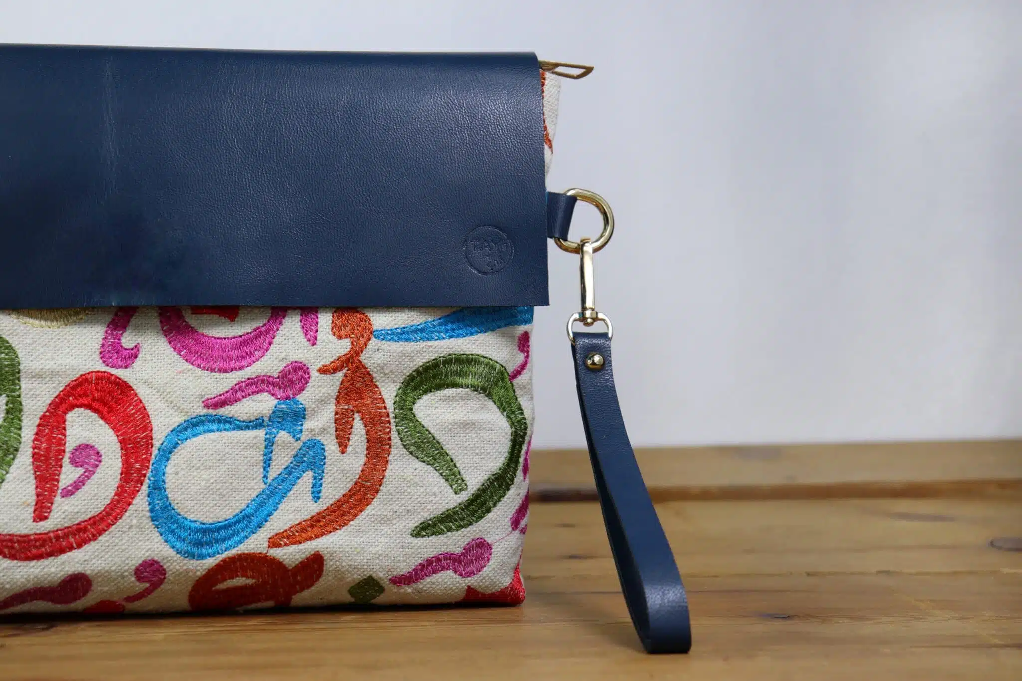 Genuine leather x Fabric Arabic Letters clutch 7 EC7EB339 4DA5 4499 820F AFB9B054B71B scaled