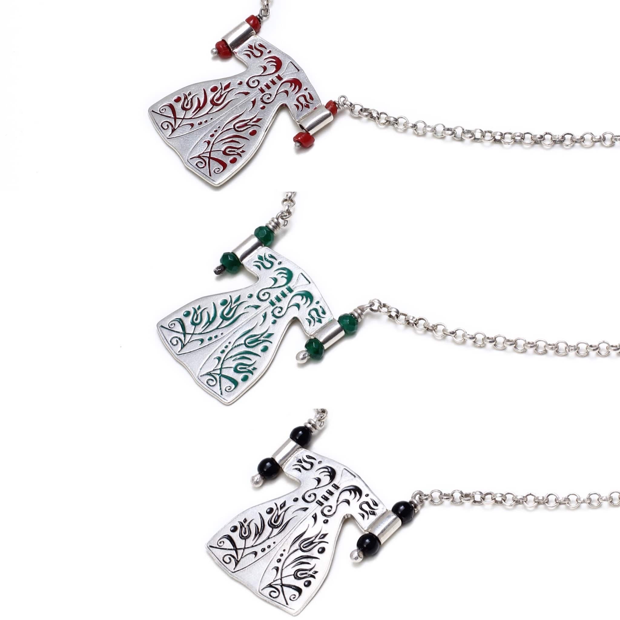 Enameled Kaftan Necklace 1 Enameled Kaftan Necklace