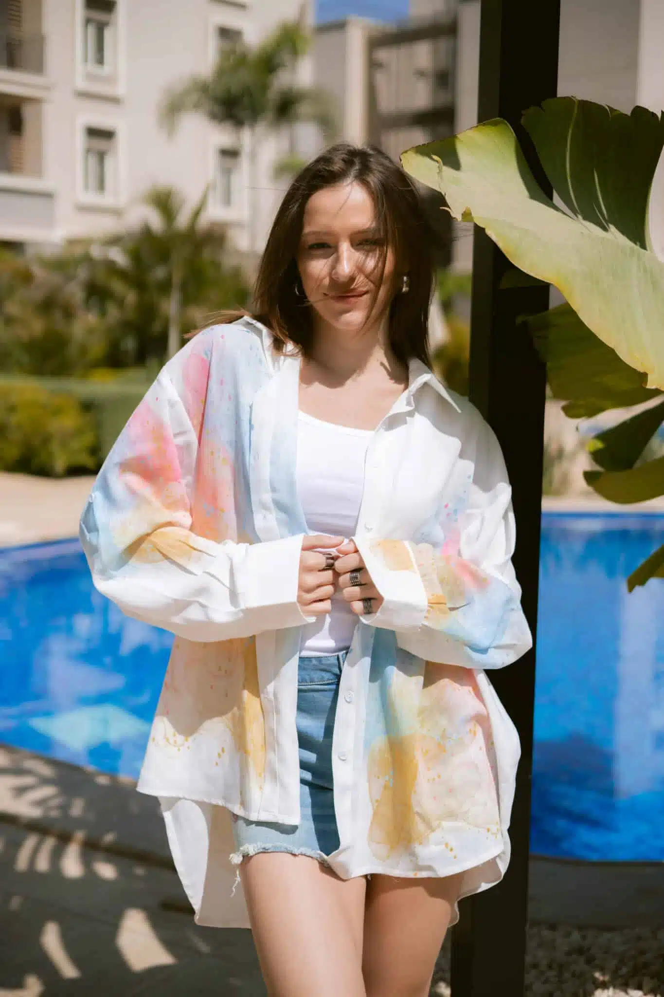 linen shirt 1 colorful sleeved linen shirt