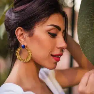 FLOURISHING FOLIAGE EARRING