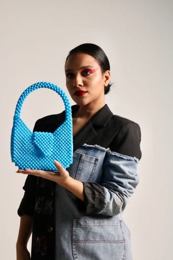 Emeli Beads Bag 3 Babe Blue