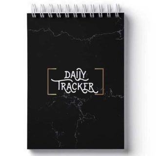 Black daily tracker one months edition