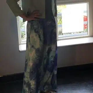 Tie dye mint & blue + mint shirt