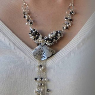 Swirling Darwish in black and white