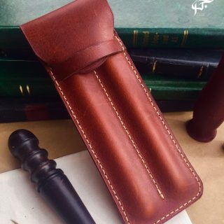 Genuine leather pen case