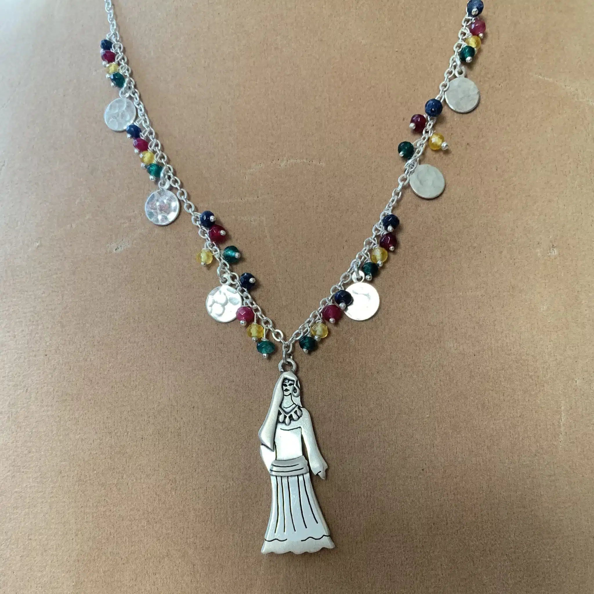 Small Nubian Girl Necklace 1 Small Nubian Girl Necklace