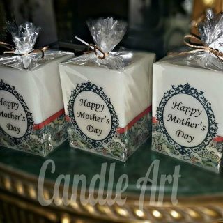 Happy mother's day candle