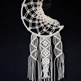Ramadan Macrame Helal (Crescent) - هلال رمضان مكرمية
