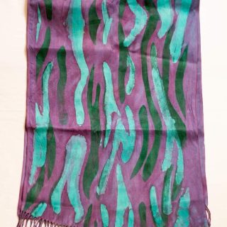 Handmade batik scarf