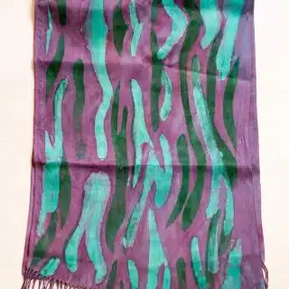 Handmade batik scarf