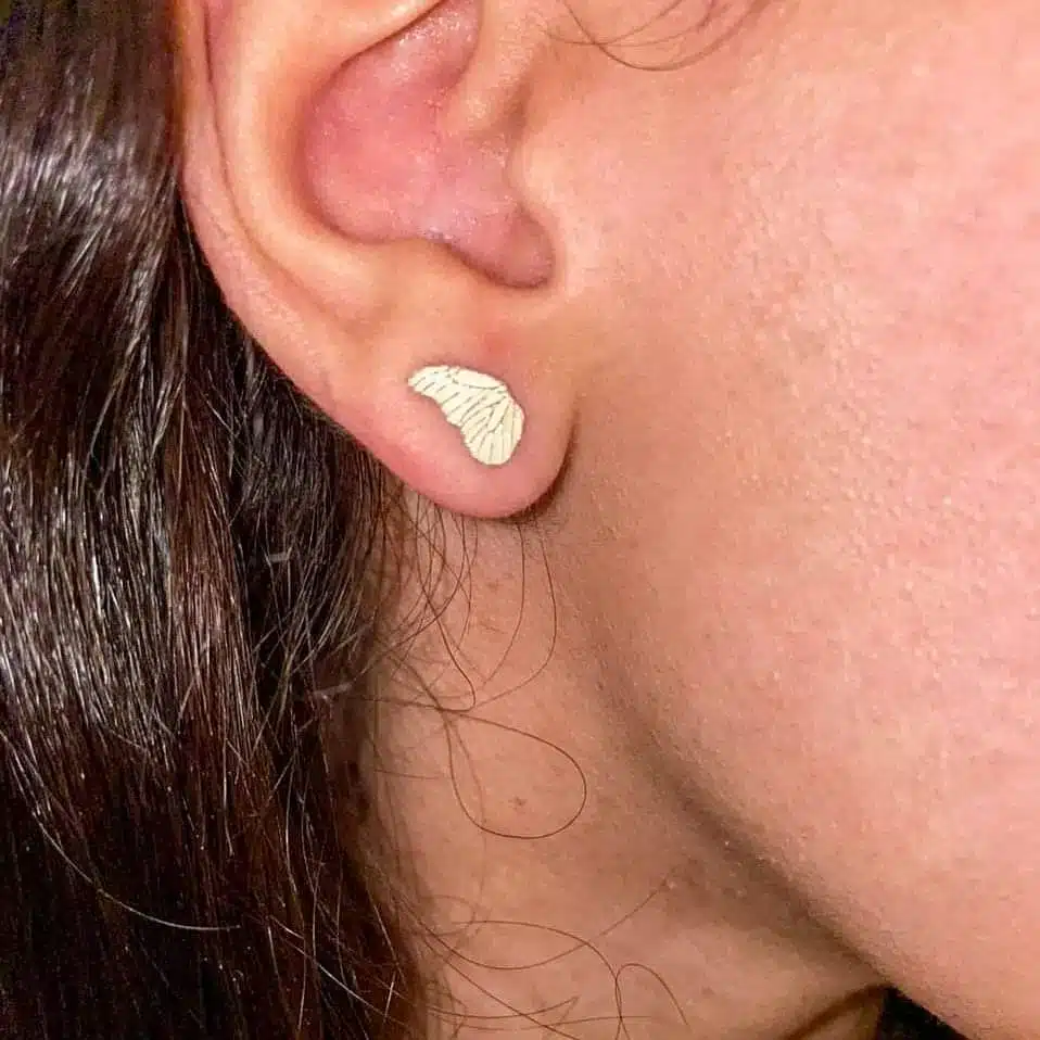 Butterfly wing studs 1 Butterfly wing studs