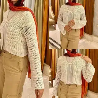 Summer crochet jacket