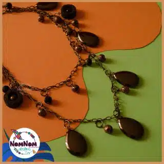 Long Layering Handmade Energy Healing Hematite Necklace