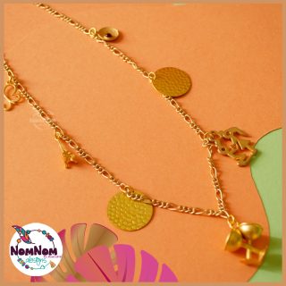 Long Handmade Charm Necklace