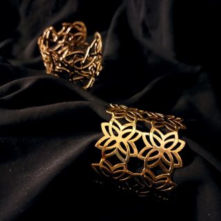 Handmade Flowers Cuff