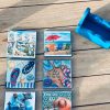 Blue Beach Vibes Coasters