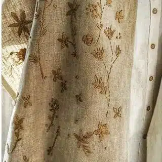 Golden Rush Linen Shawl