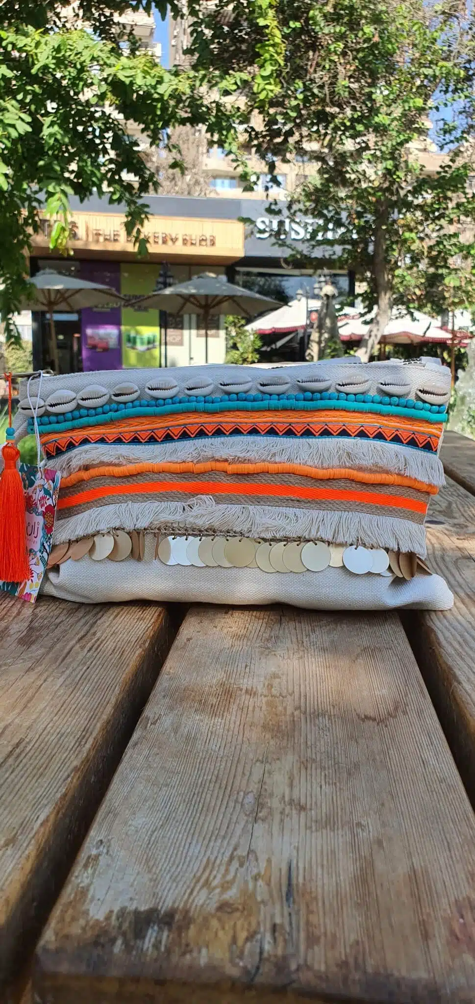 Zan Design Hand Clutch Beach Glam 1 Zan Design Hand Clutch Beach Glam