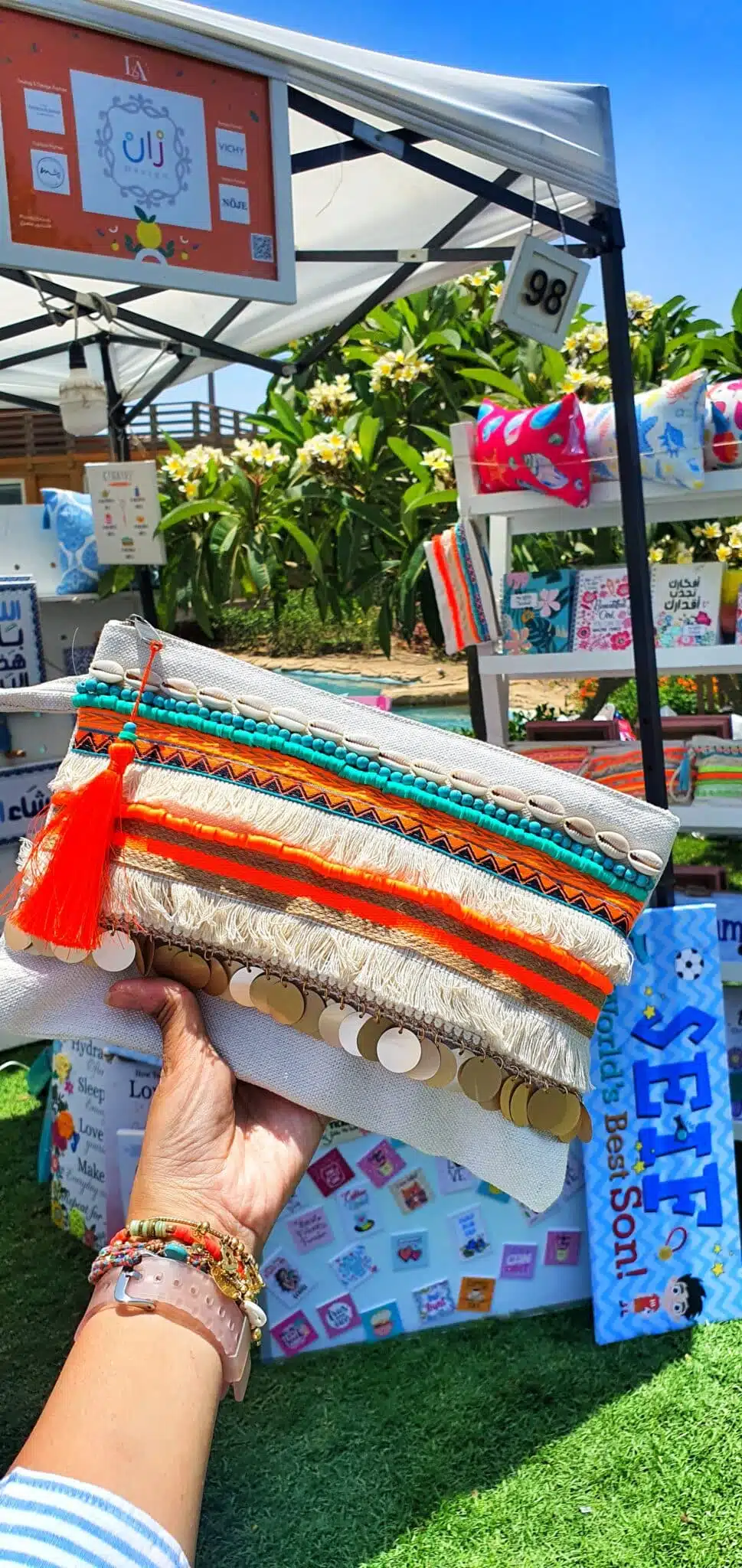 Zan Design Hand Clutch Beach Glam 3 Hand clutch Beach Glam5 1 scaled