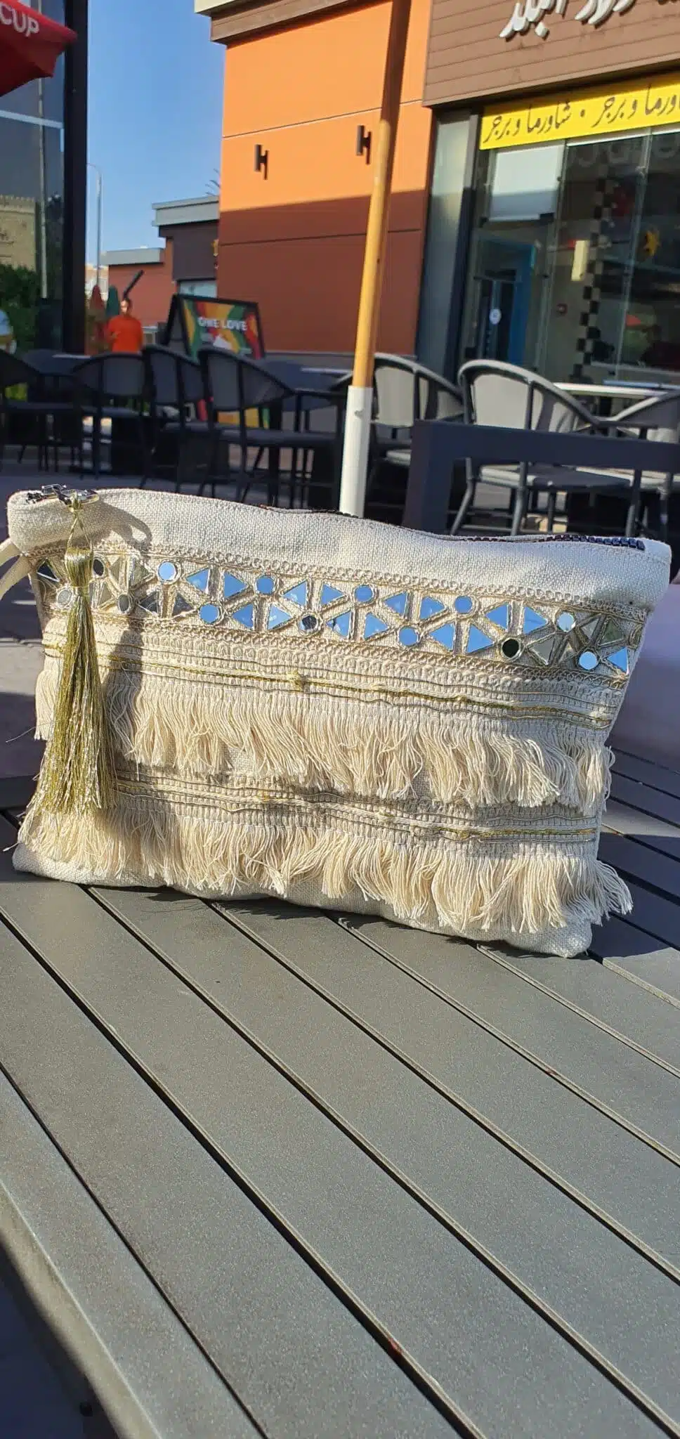 Zan Design Hand Clutch Golden Glow 2 Hand clutch Golden Glow4 scaled