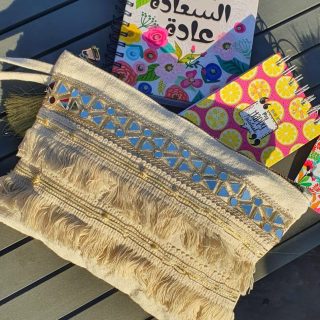 Zan Design Hand Clutch Golden Glow