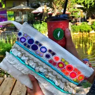 Zan Design Hand Clutch Pop Stitch