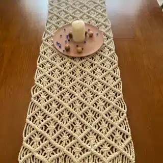 Macrame Table Runner