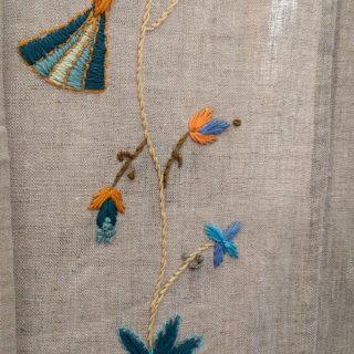 Pharaonic Lotus Scarf